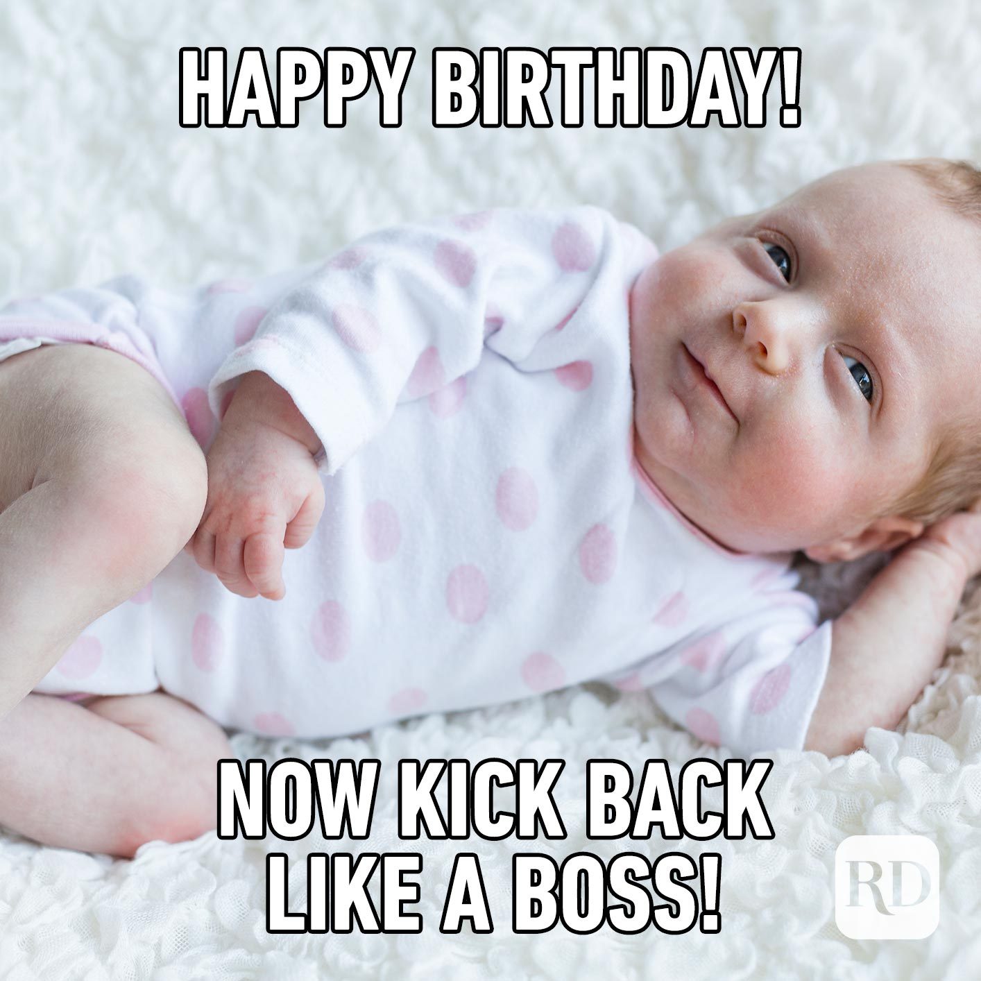 Happy birthday! Now kick back like a boss.