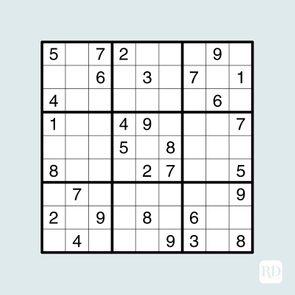 20 Free Printable Sudoku Puzzles for All Levels | Reader's Digest