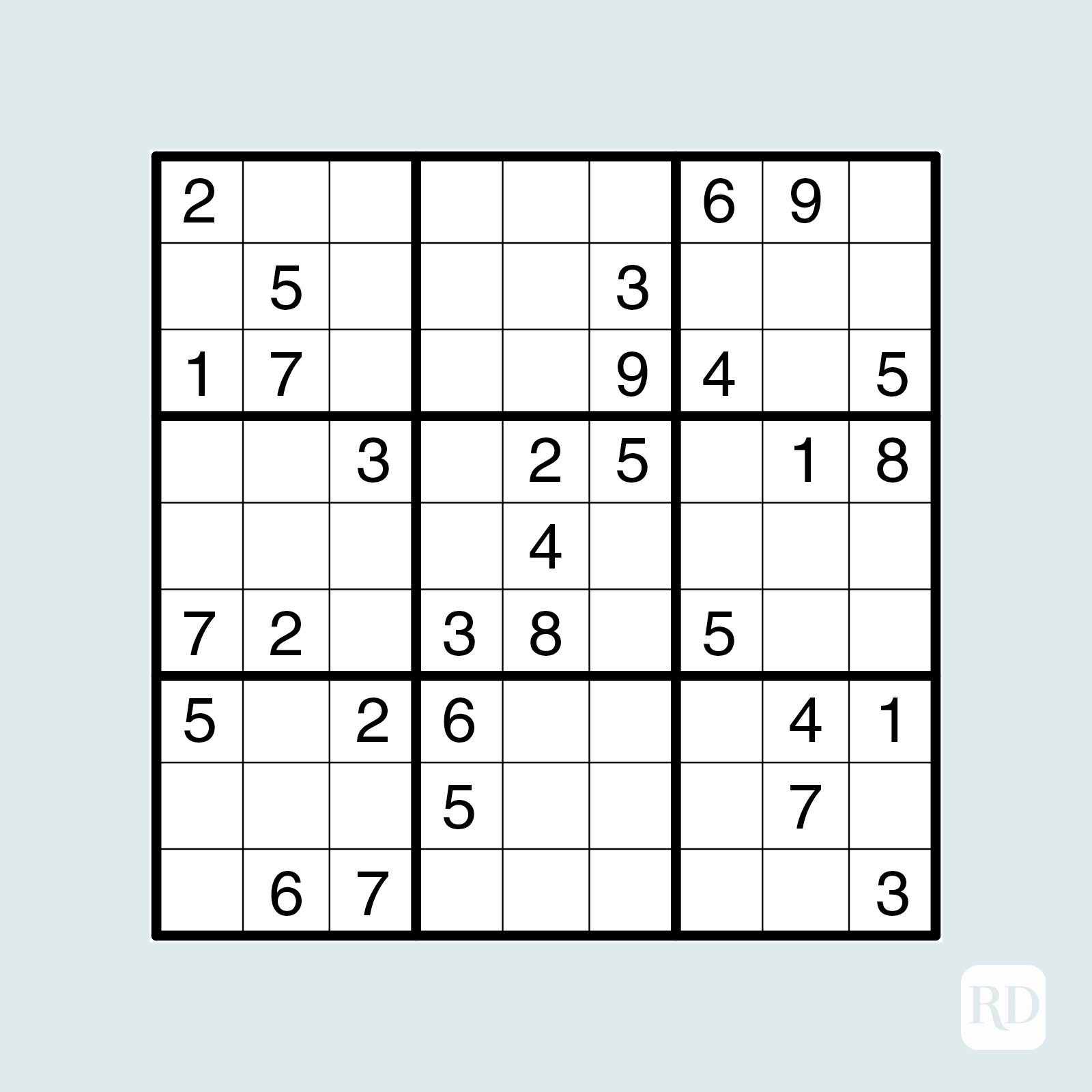 Free Printable Sudoku 3x3 D001