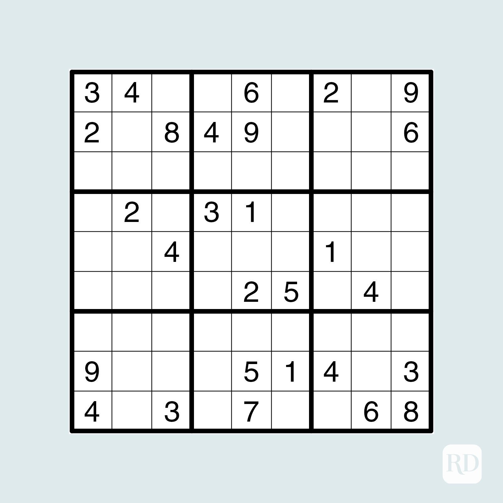 Free Kid Sudoku Puzzle: Level 2 Page 4
