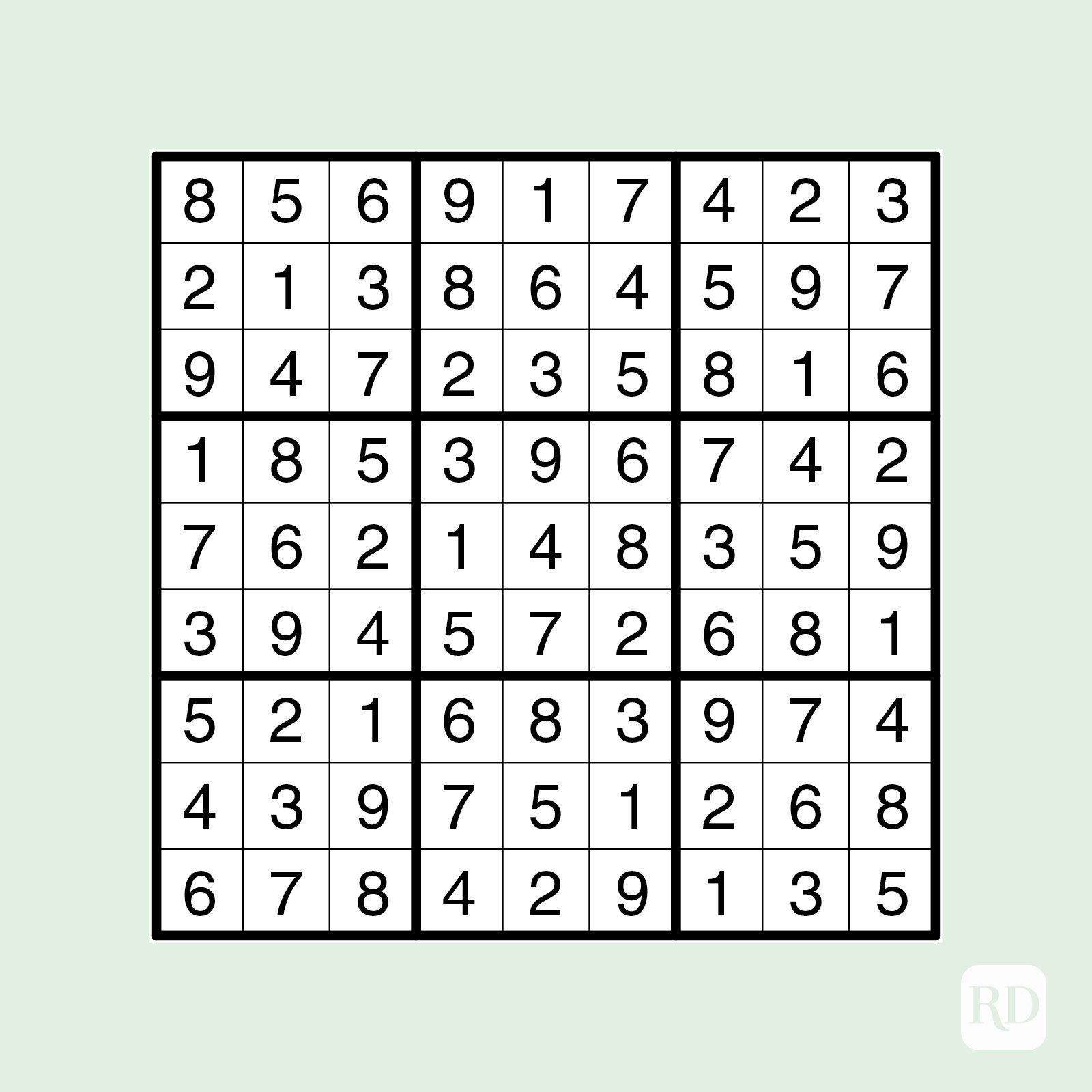 Expert Sudoku Puzzle