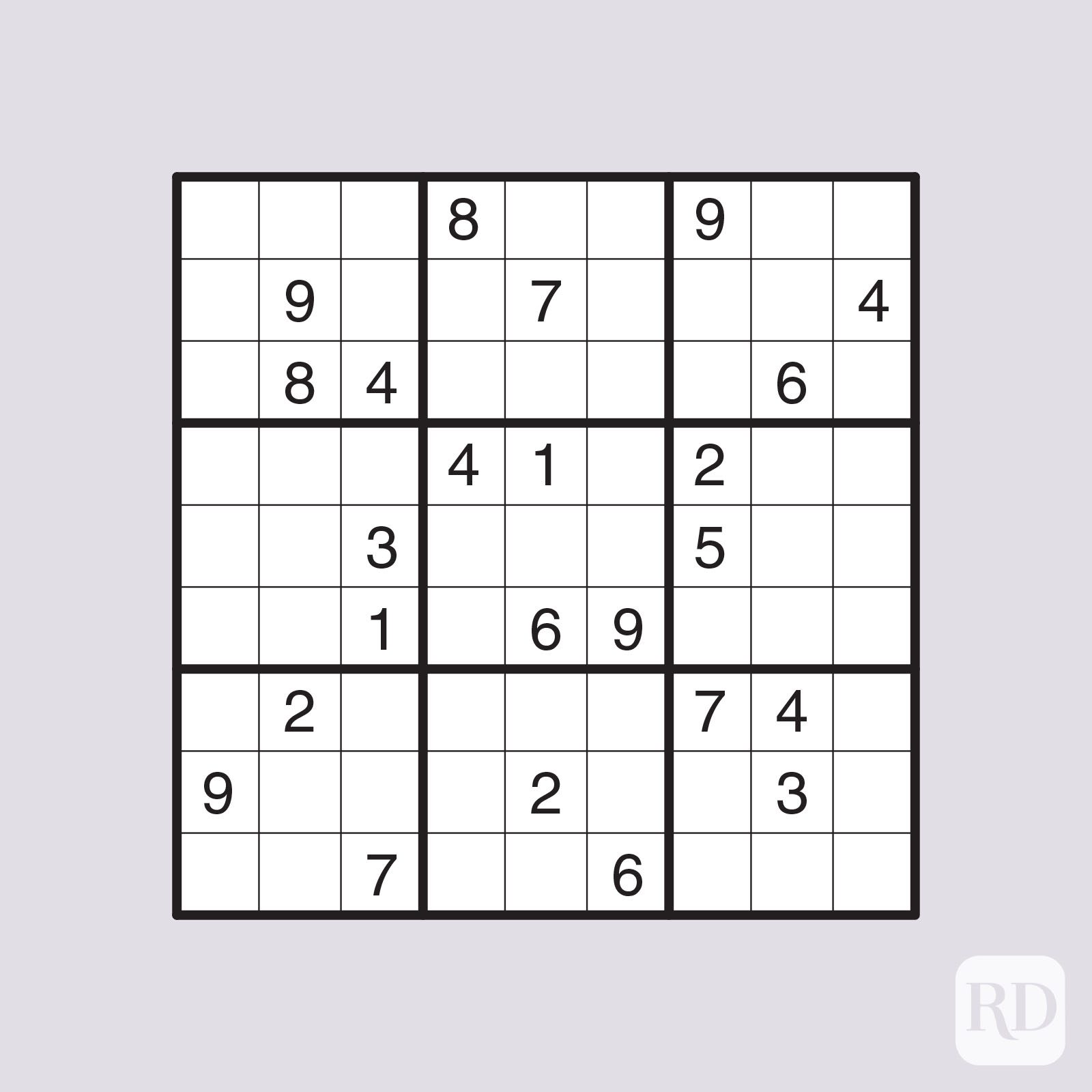 Hard Sudoku Puzzles Printable