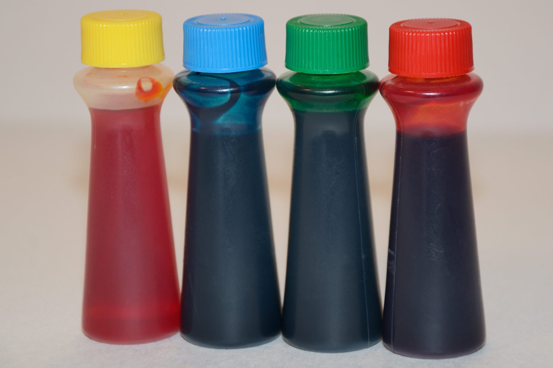 Food Coloring in plastic bottles