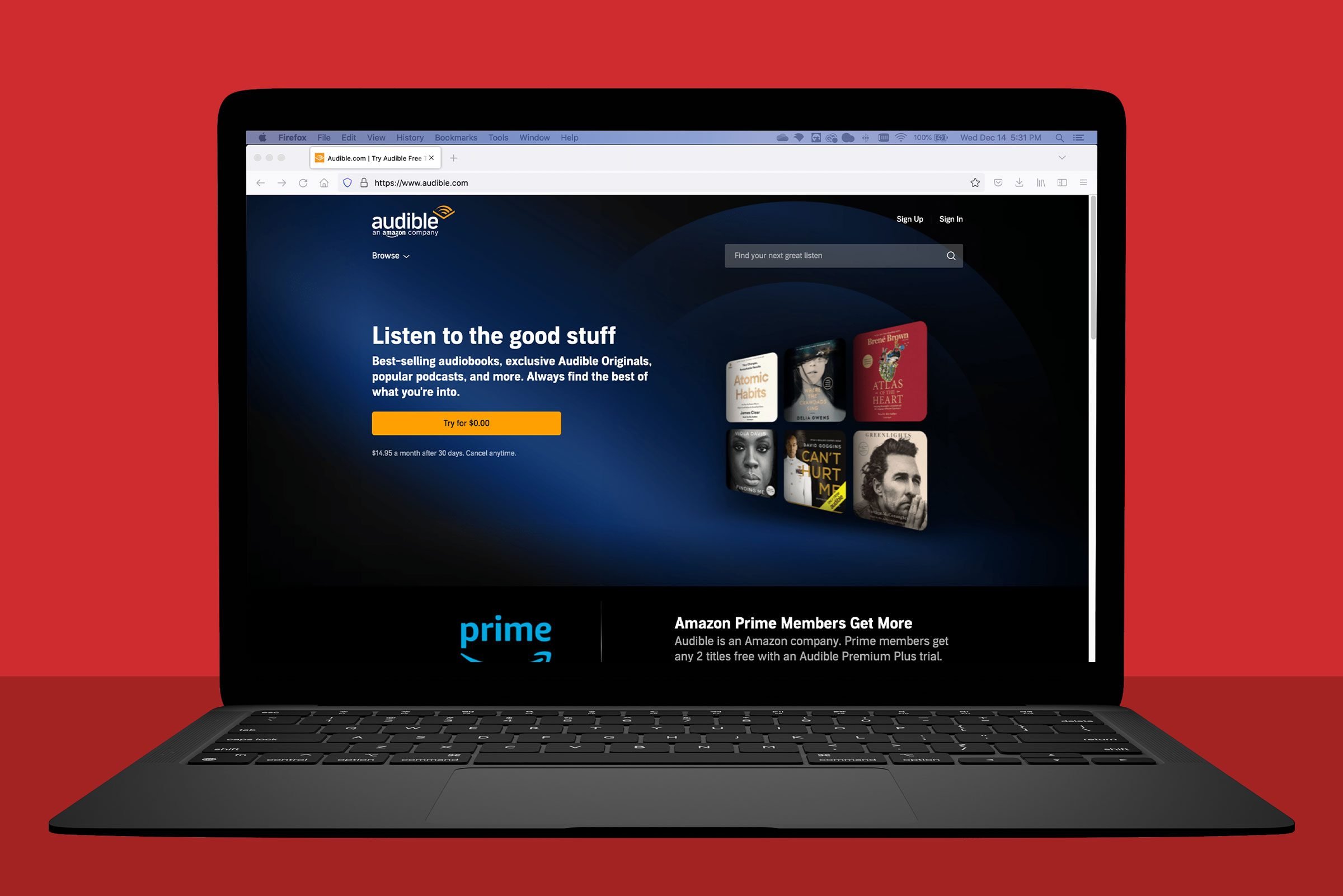 Prime Members: Access Free Audiobooks and Podcasts Through