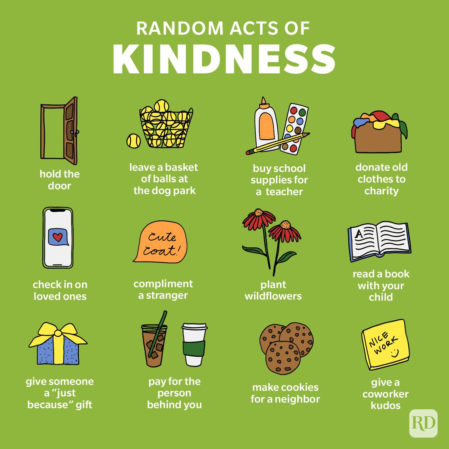 110 Random Acts Of Kindness — Acts Of Kindness Ideas 0678