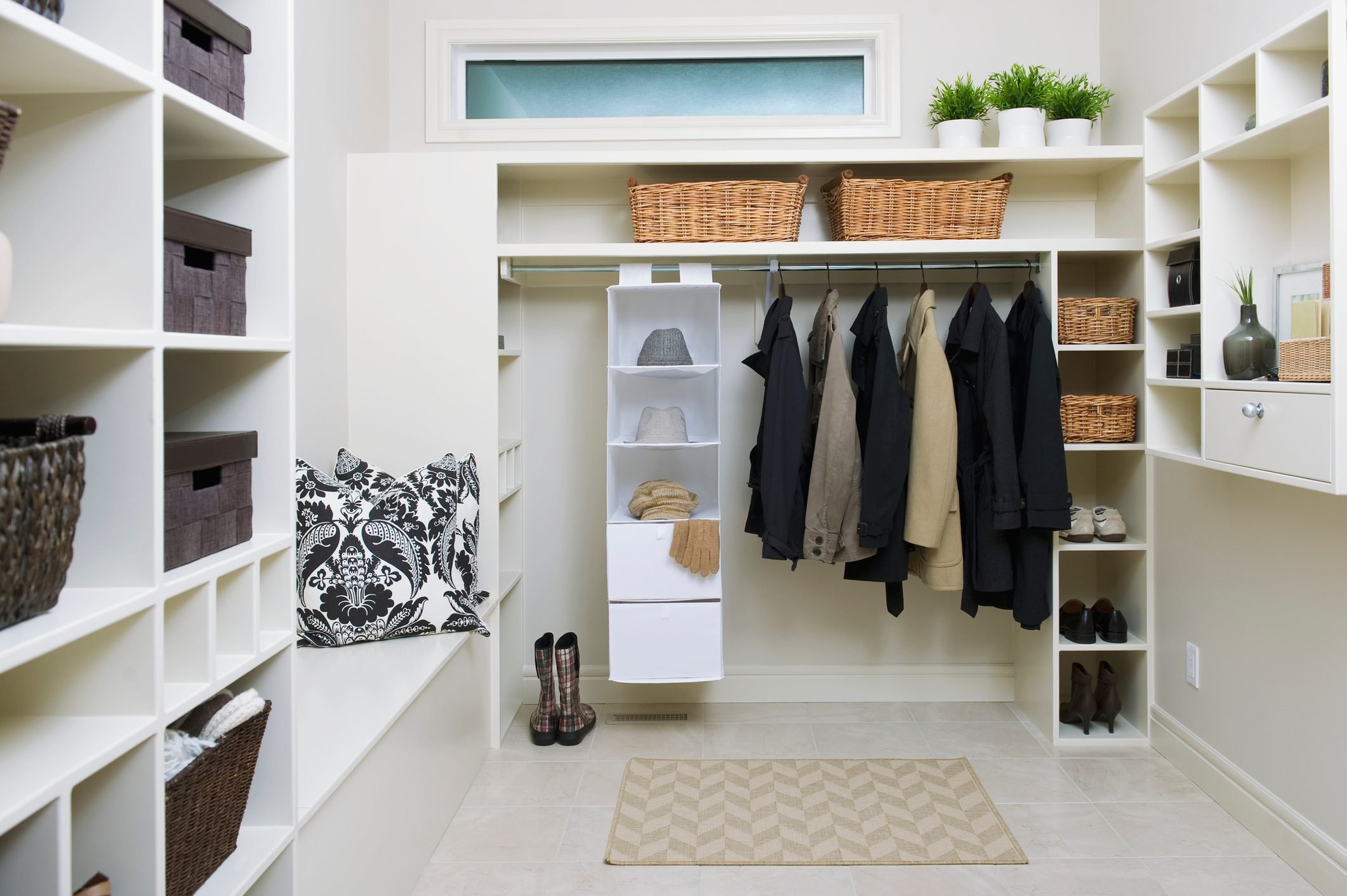 How I reorganized a walk in closet with wire racks. - Cribbs Style