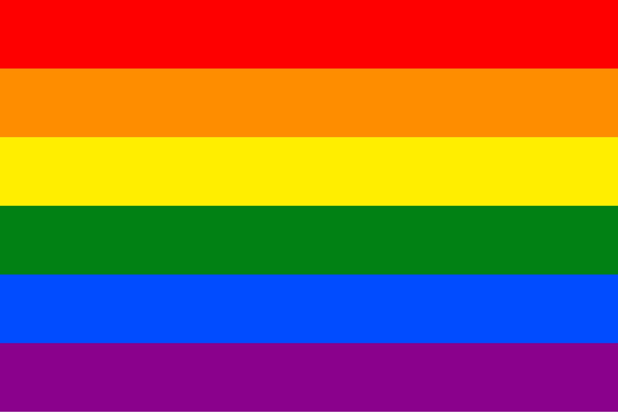 Gay Pride Flag Colors In Order