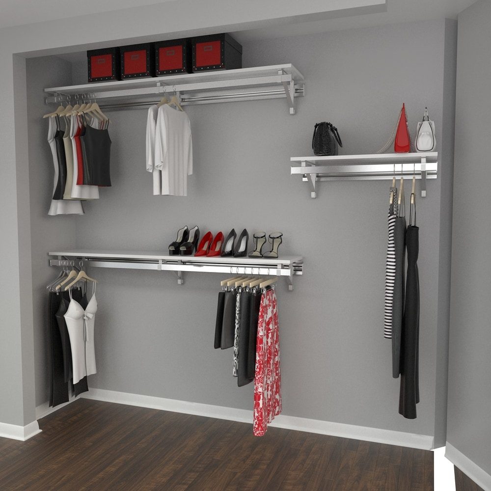 Closet Organizing: A Simple Closet Rod and Shelf System (DIY)