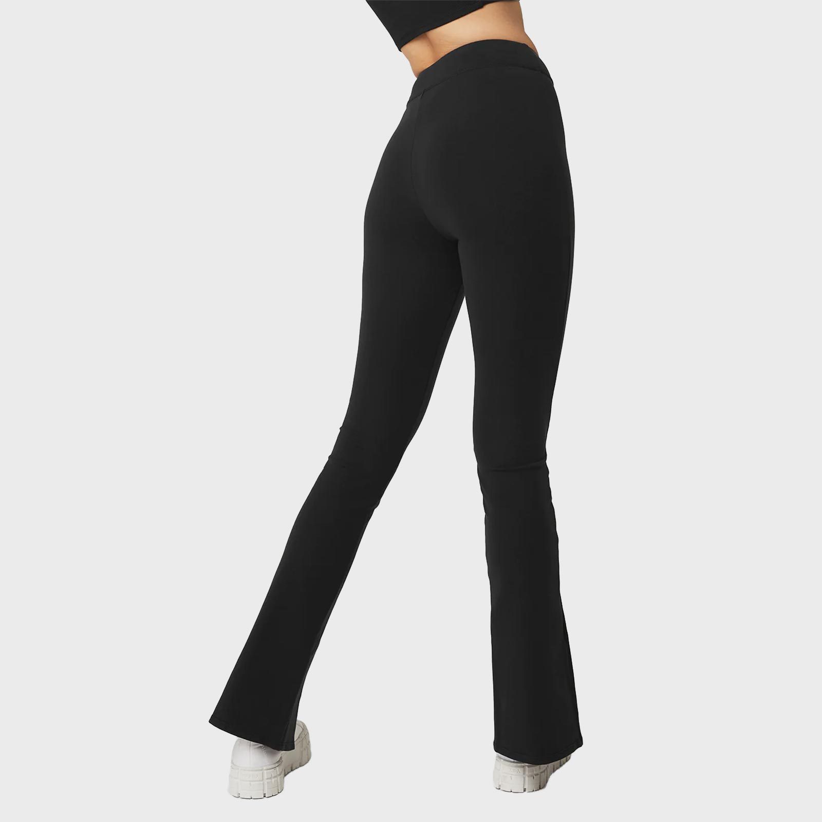 Bell Bottom Leggings with Scrunch Butt and Pockets • Value Yoga