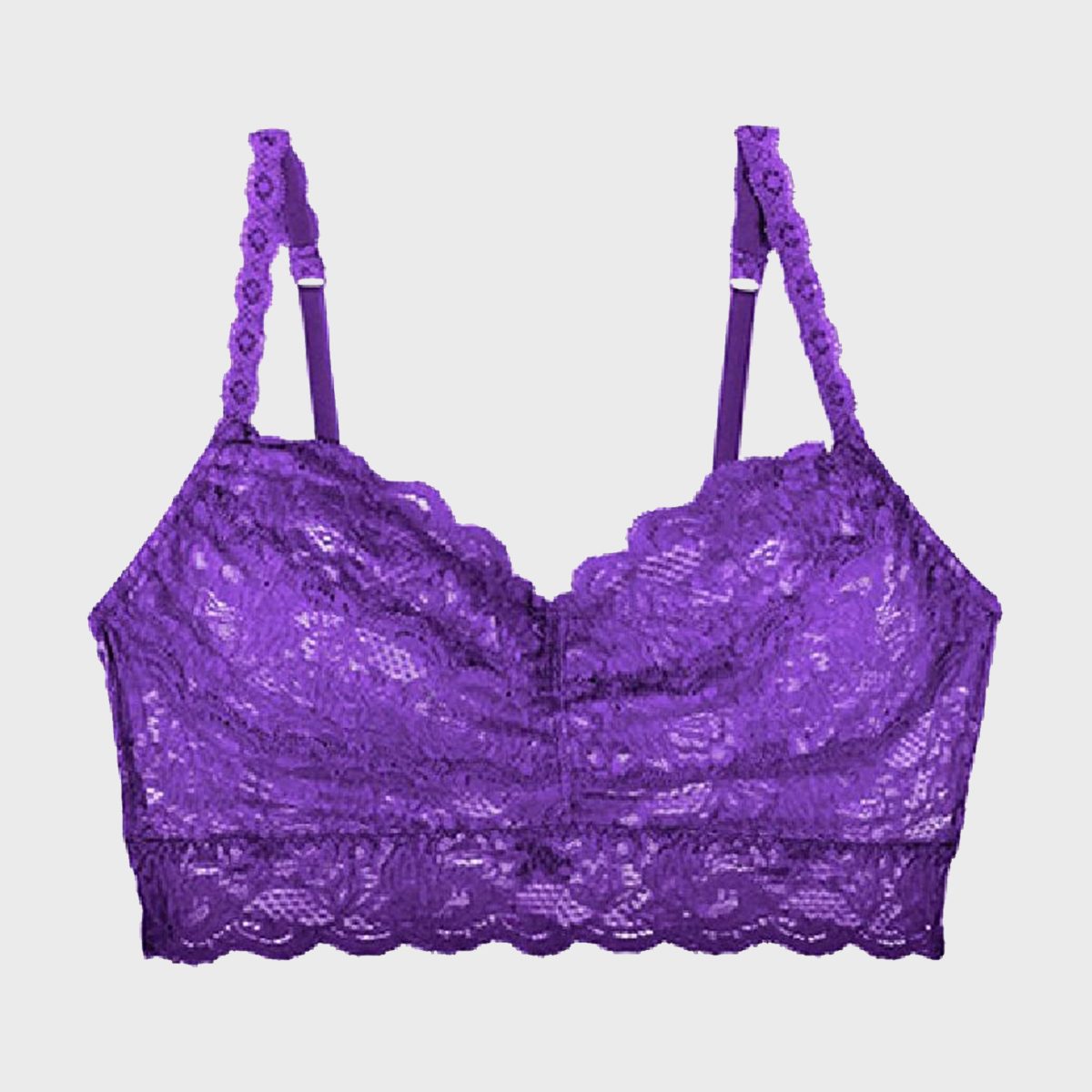 Soma Enbliss Luxe Lace Back Bralette, Purple, size S