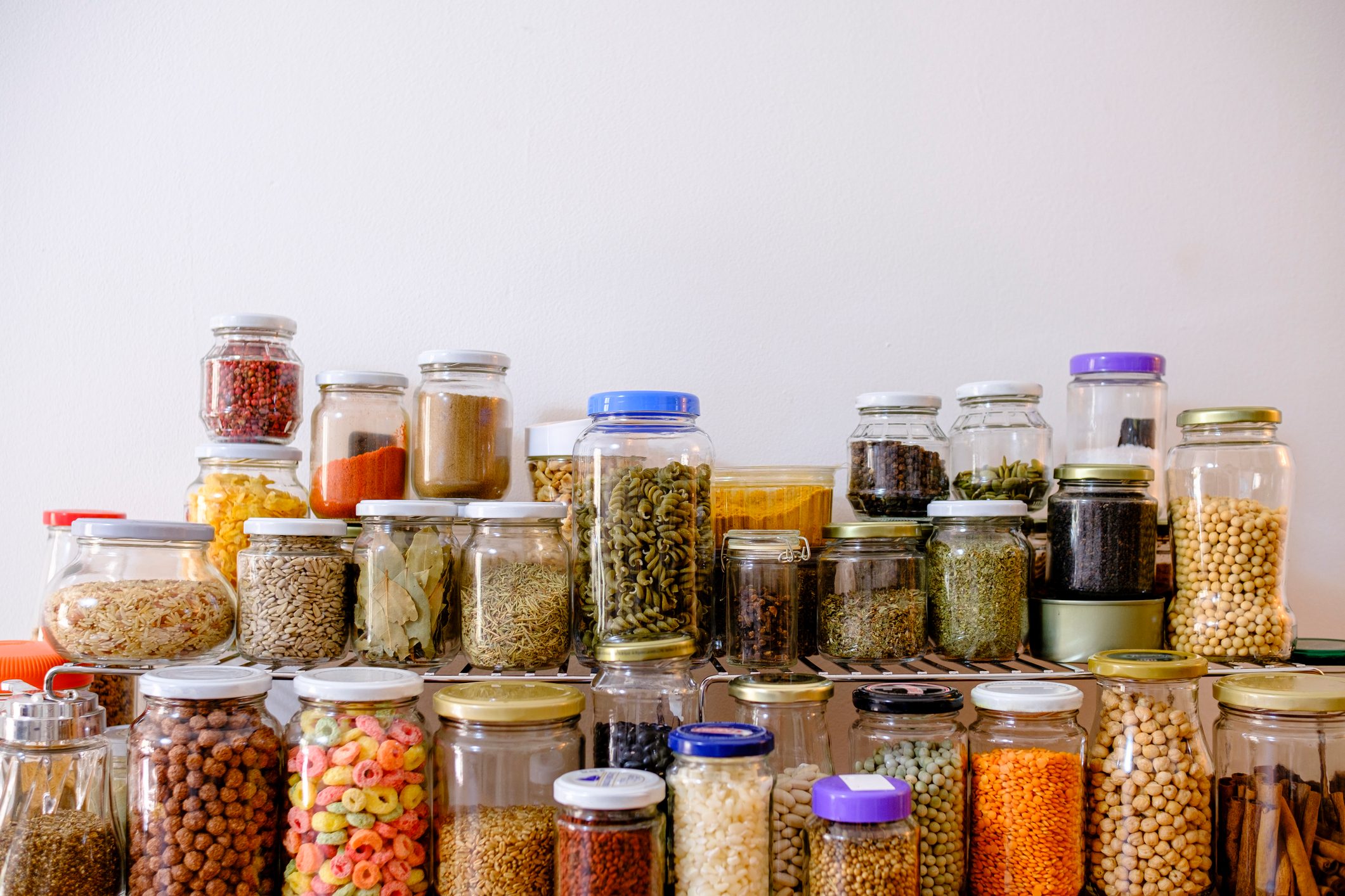 Why I'm storing dry goods in a kitchen pantry with containers and bay  leaves. - Funky Junk Interiors