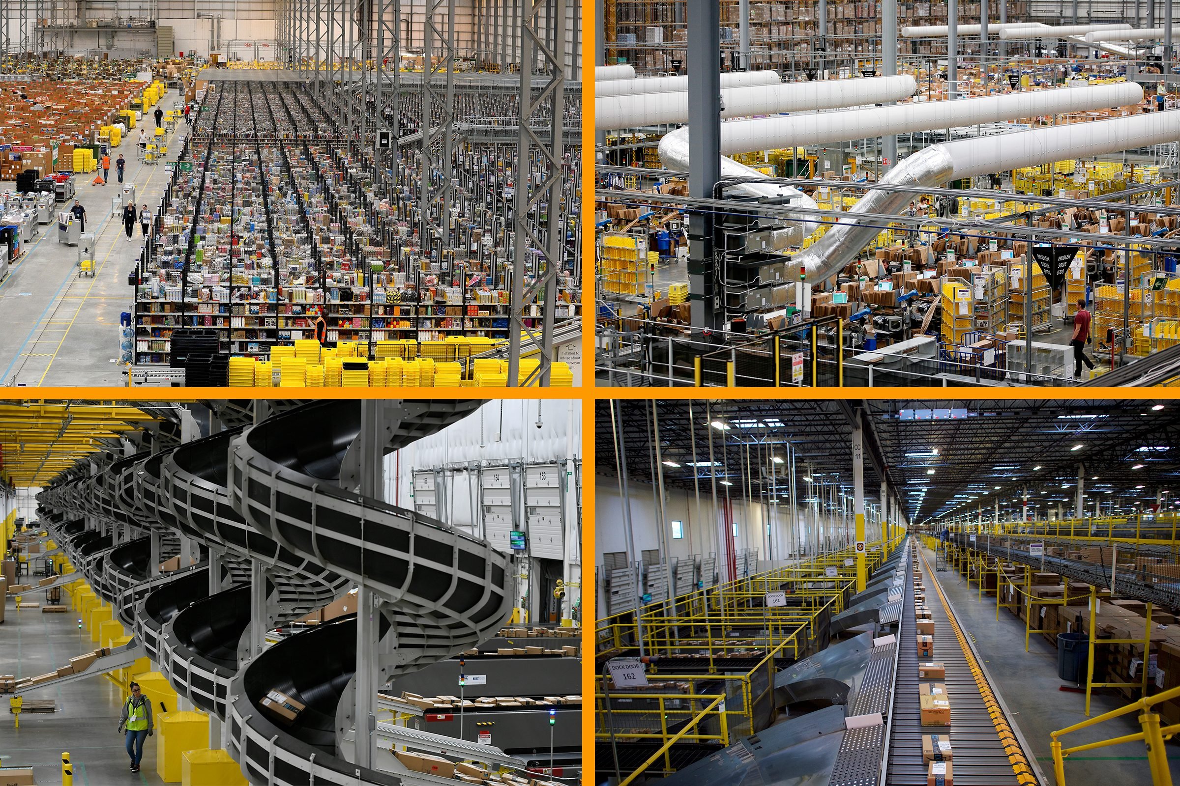 Here's What It Looks Like Inside an Amazon Warehouse Reader's Digest
