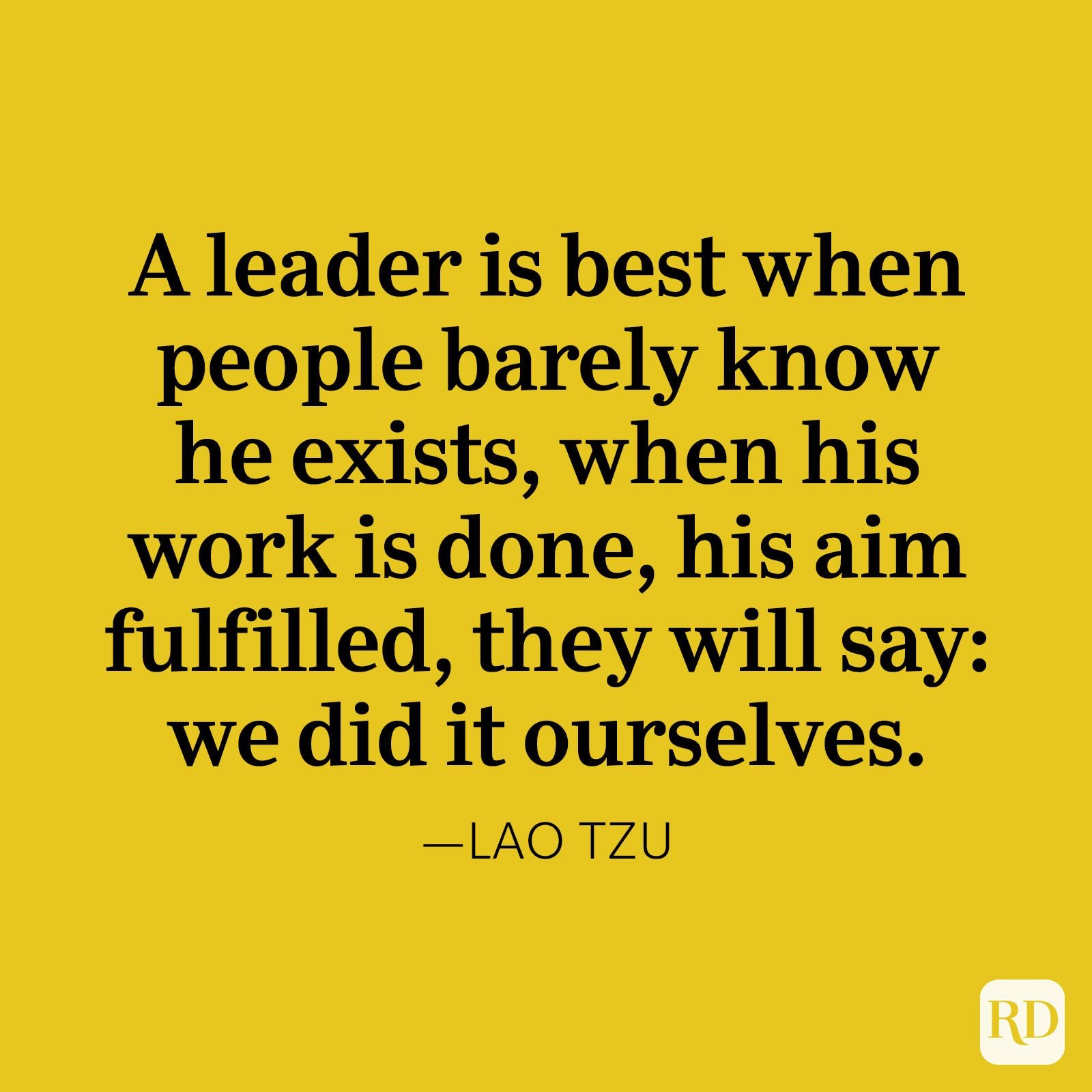 114 Inspiring Leadership Quotes Reader S Digest