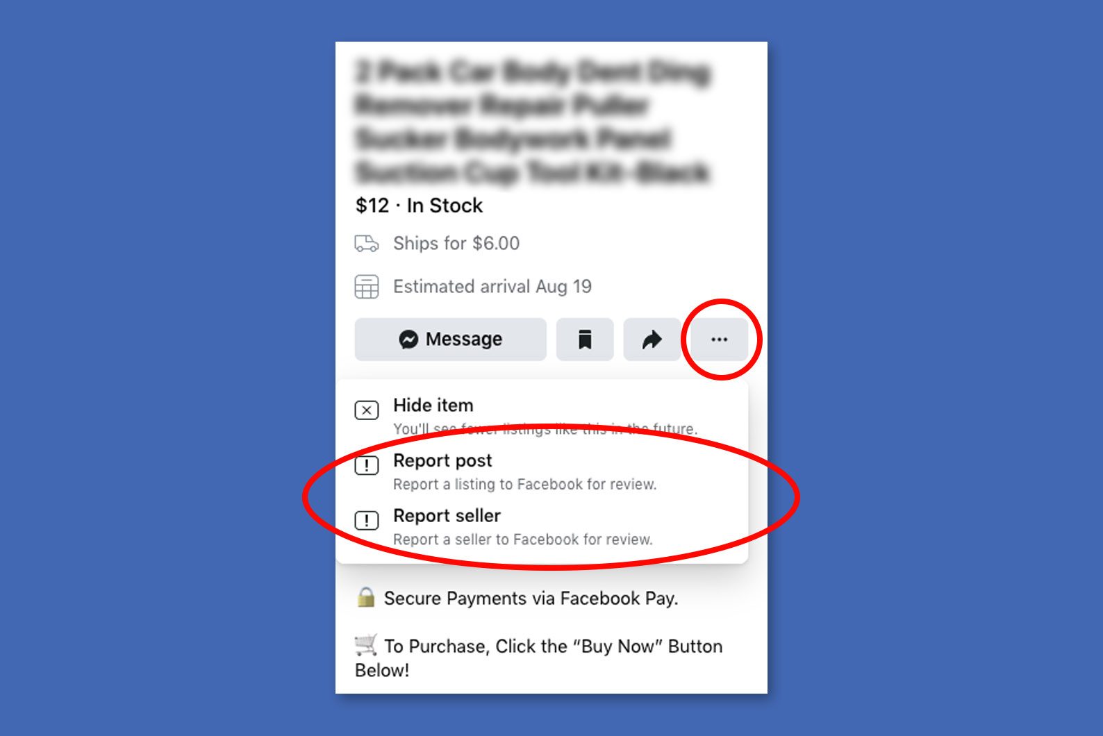 How to Rate a Seller in Facebook Marketplace