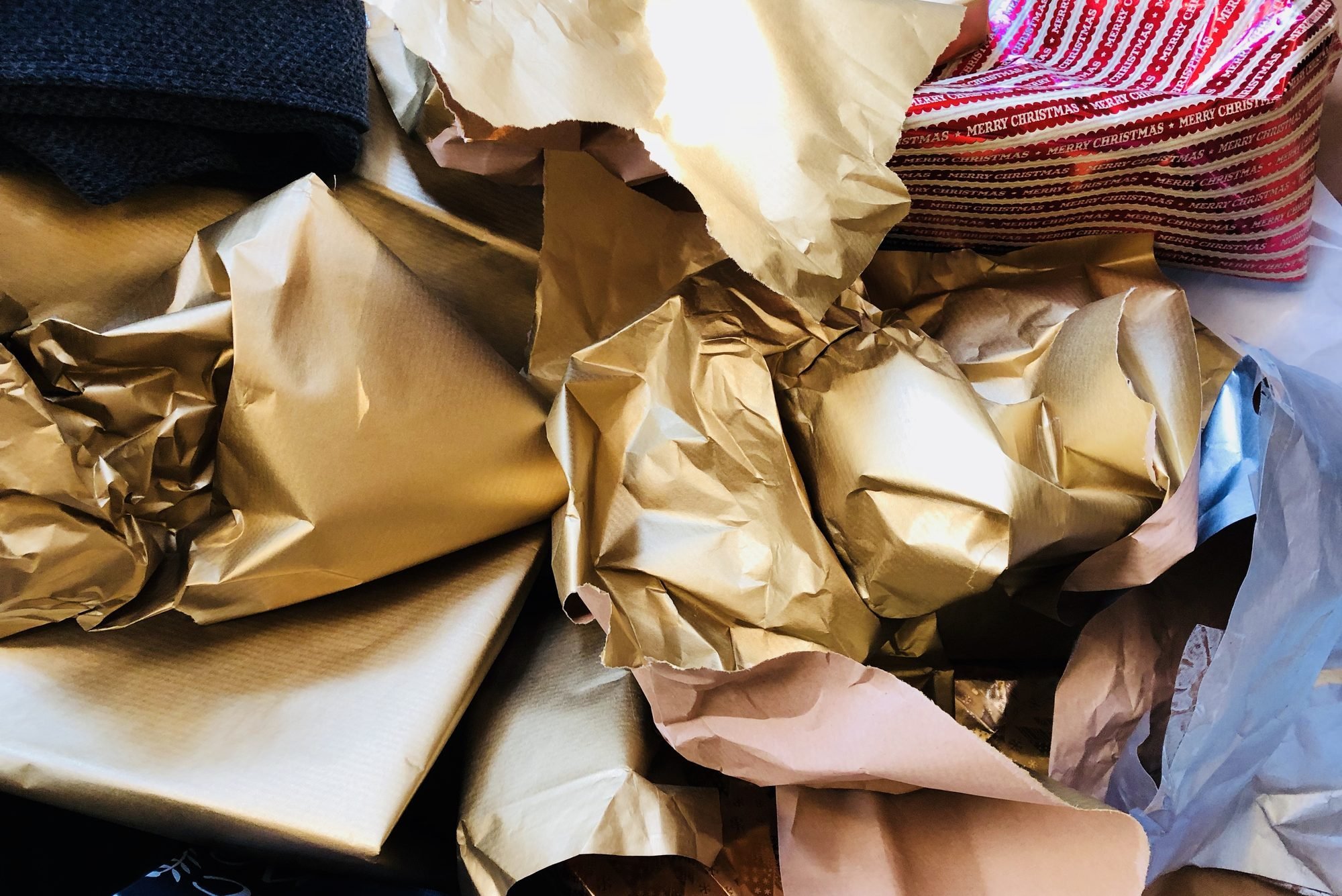 Christmas wrapping paper: What you can't recycle