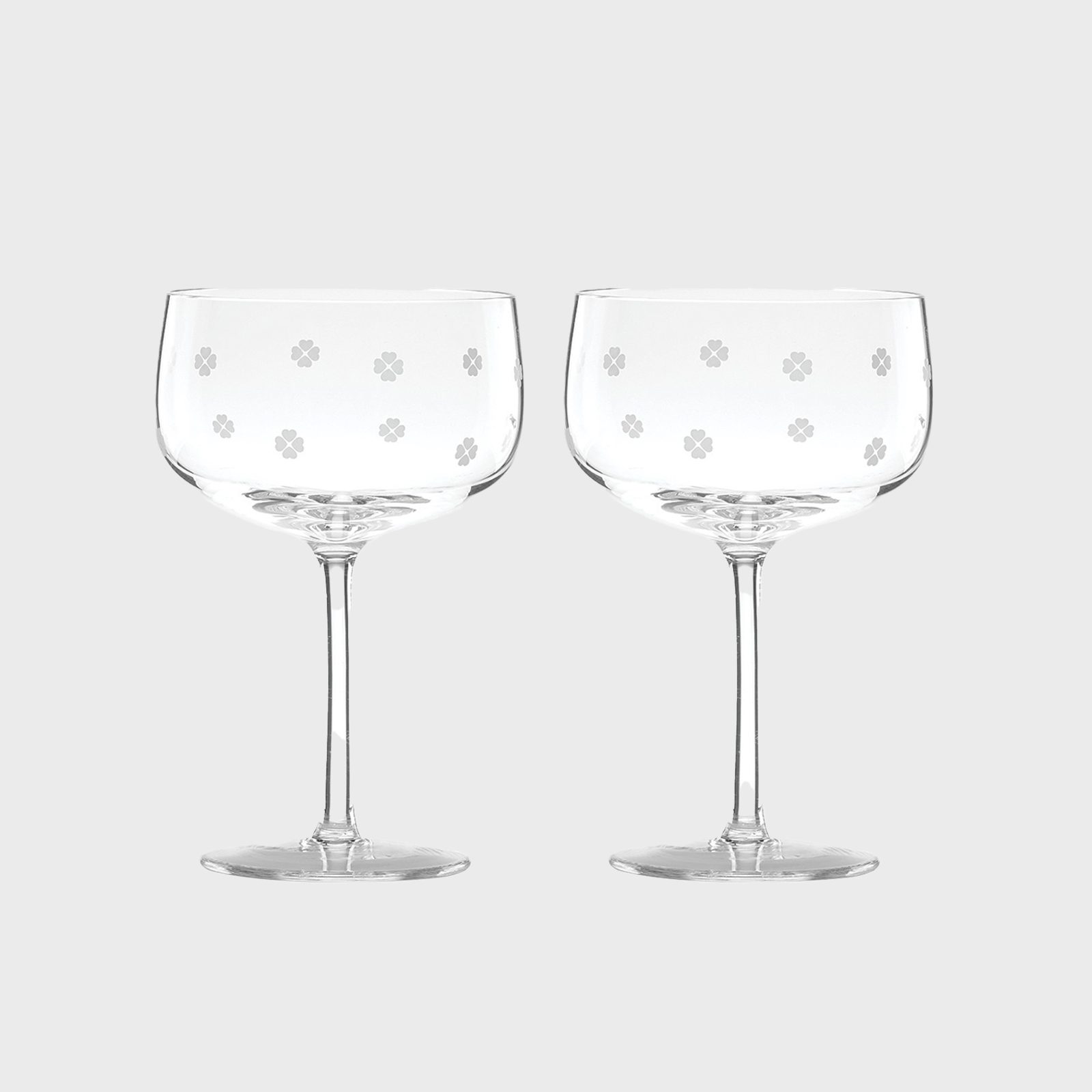 Kate Spade New York Spade Clover Champagne Coupe Glasses Via Macys