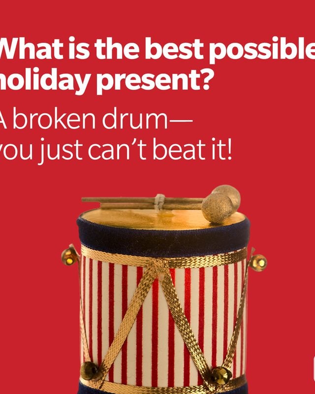 Christmas Joke: Drum Ornament With Drum Joke