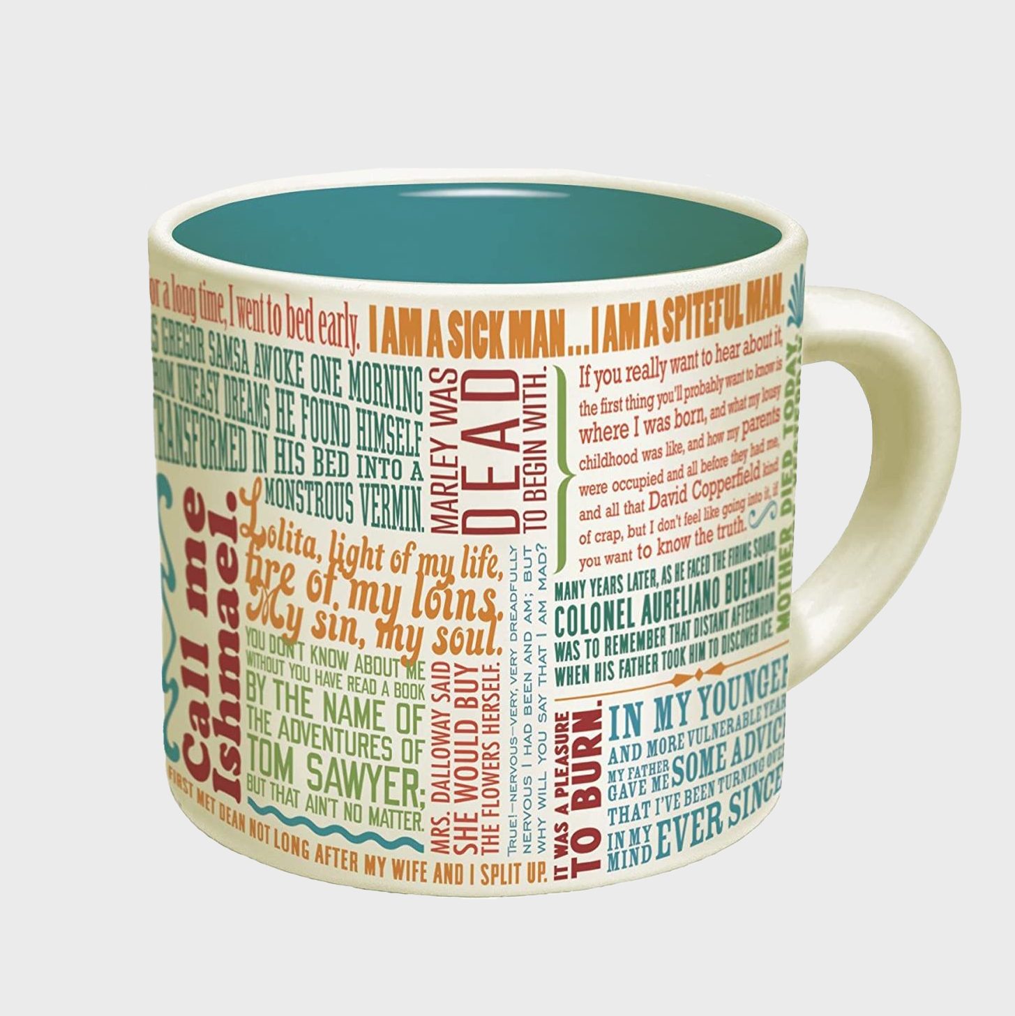 First Lines Literature Coffee Mug