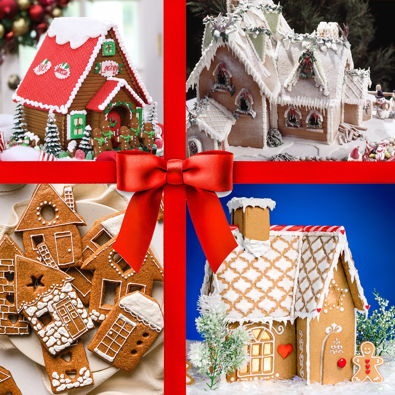 DIY Gingerbread Christmas House Decoration Kit