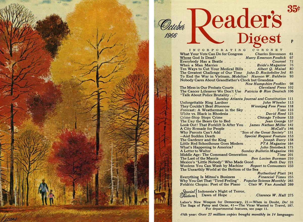 Vintage Reader's Digest Covers That Will Take You Back