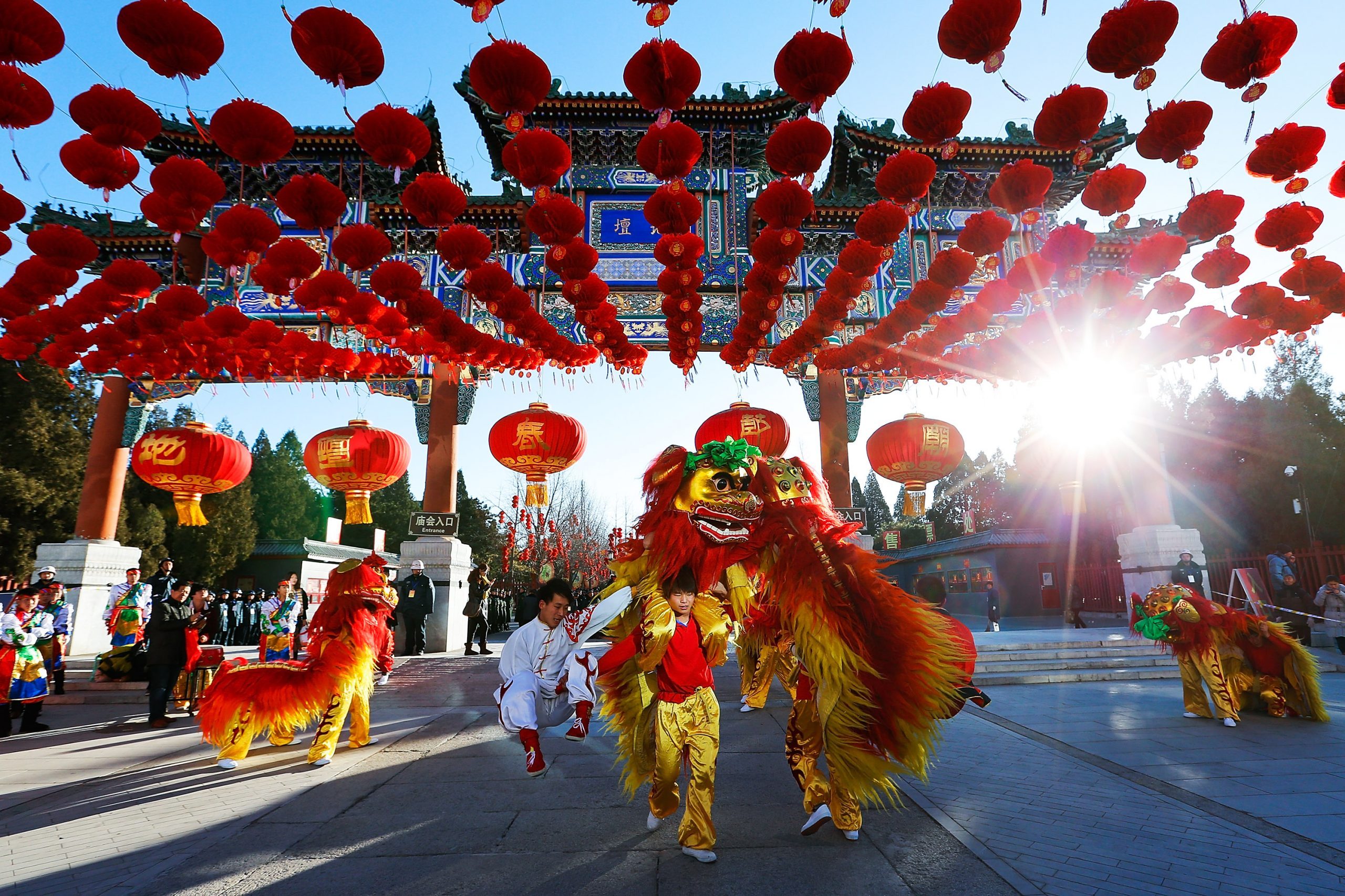 The festivities of Lunar New Year