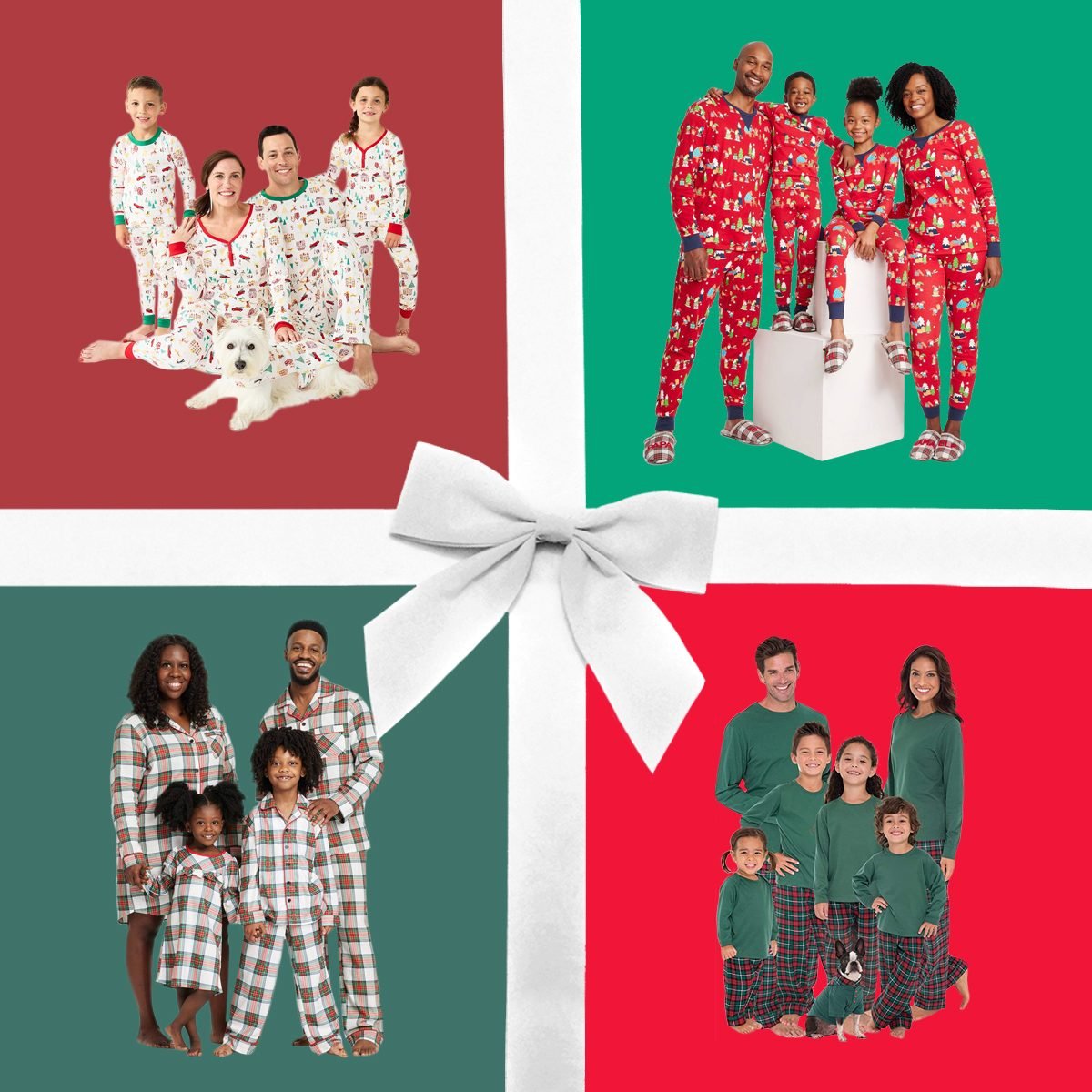 Christmas Parent-child Suit Family Wear Pajamas Sets Women Men Red