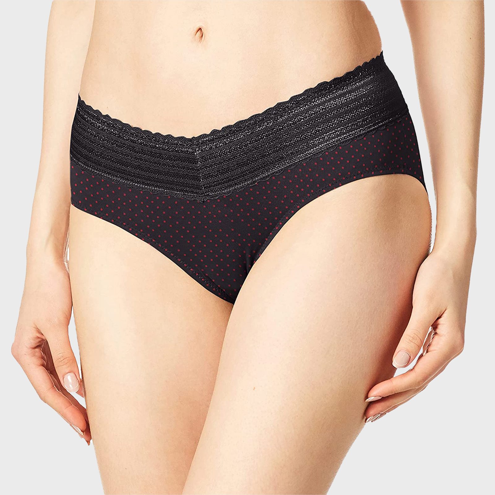 Warners Womens No Muffin Top Breathable Hipster Underwear Panties 3-Pair  XXXL 10 for sale online