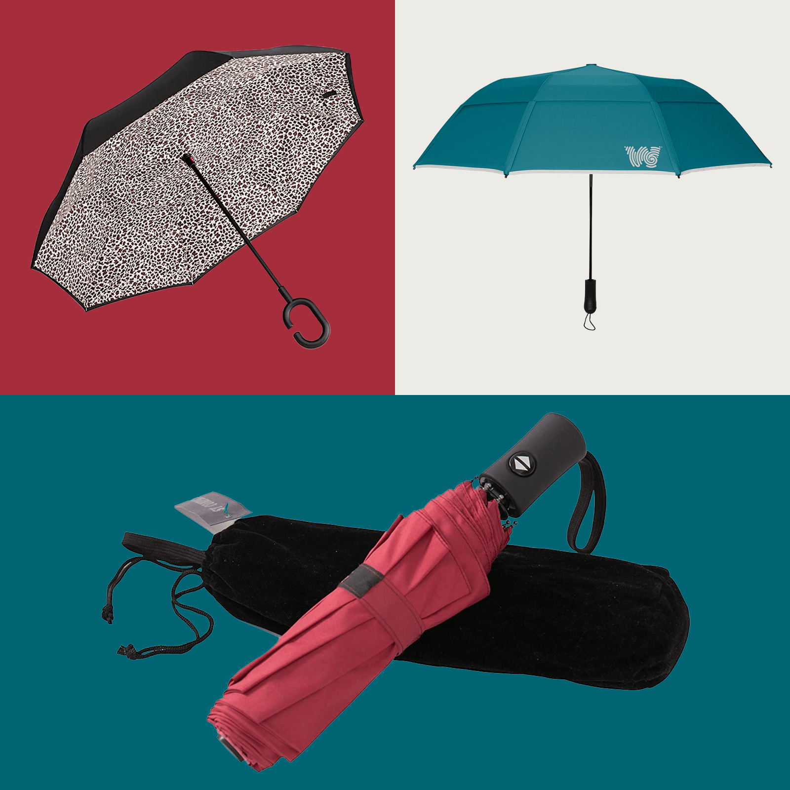 An umbrella to keep your backpack dry is just the thing we need