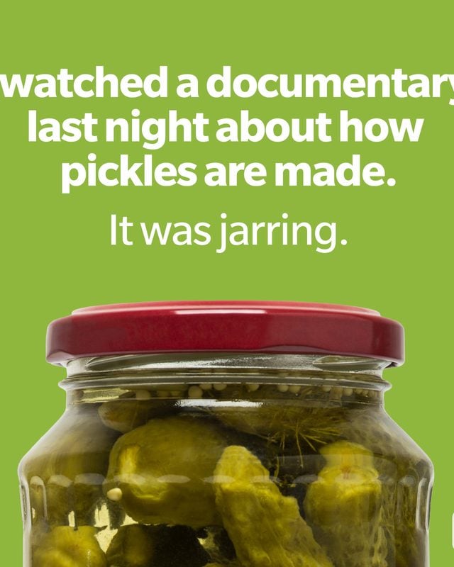 Jarring Documentary Pickle Joke
