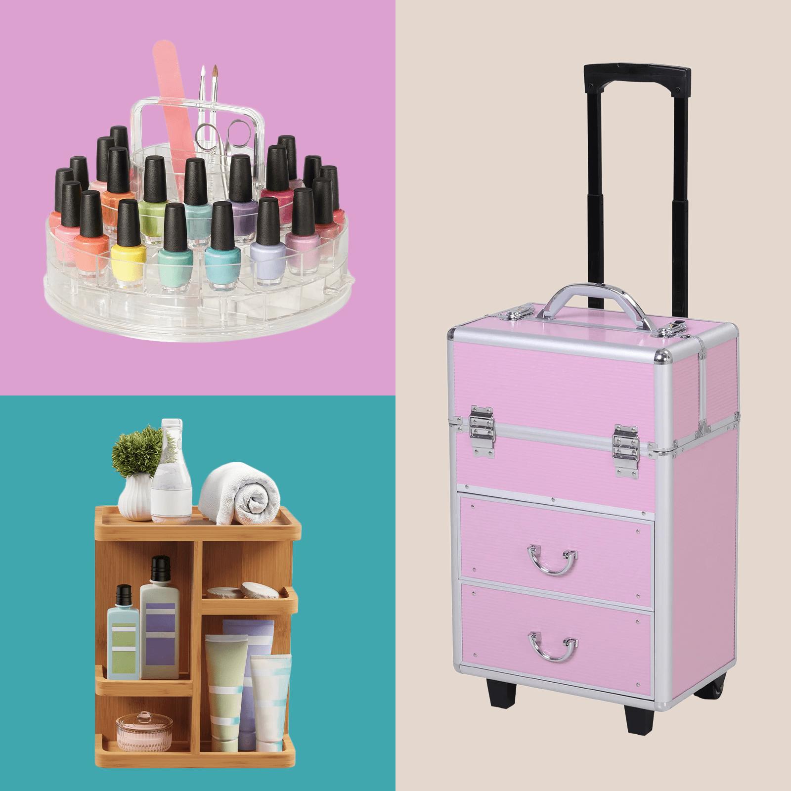 Acrylic Mirror Cabinet Organizer Box For Makeup & Cosmetics, Skincare,  Lipsticks; Bathroom Storage Shelf For Dressing Table