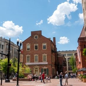 Tourists in Downtown Lancaster, Pennsylvania, USA