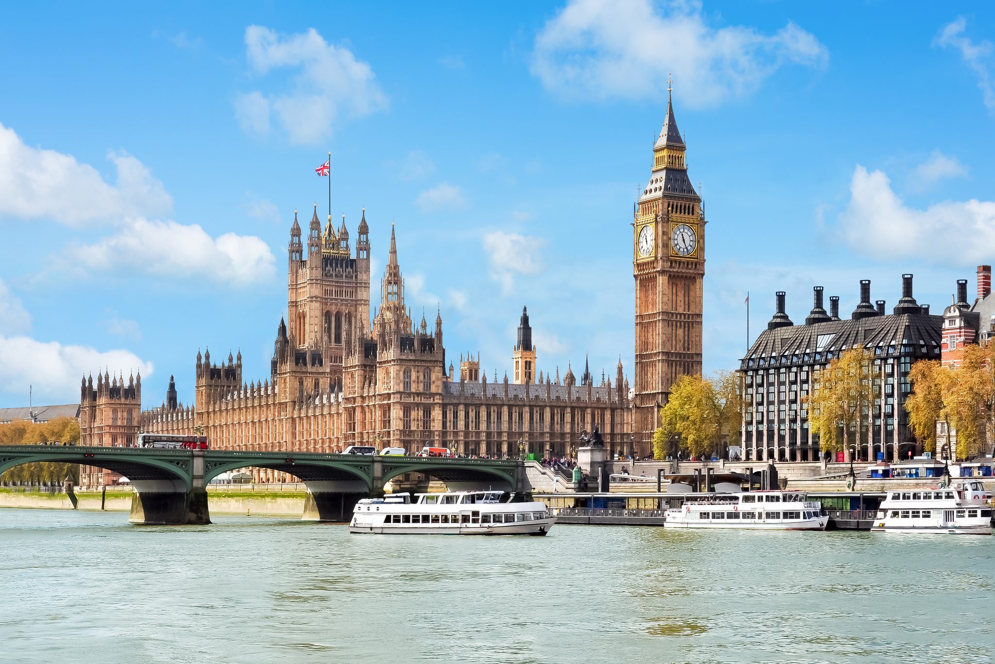 Houses of Parliament and Big Ben, London, UK