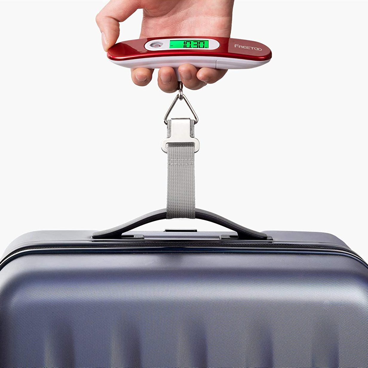Freetoo Luggage Scale Portable Digital Weight Scale For Travel Suitcase  Weigher With Tare Function L