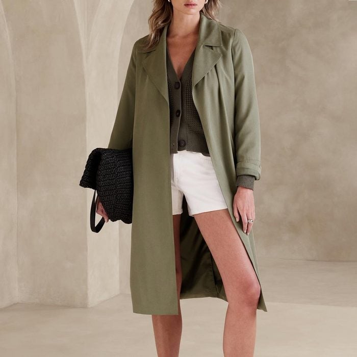 Banana Republic Soft Trench Coat