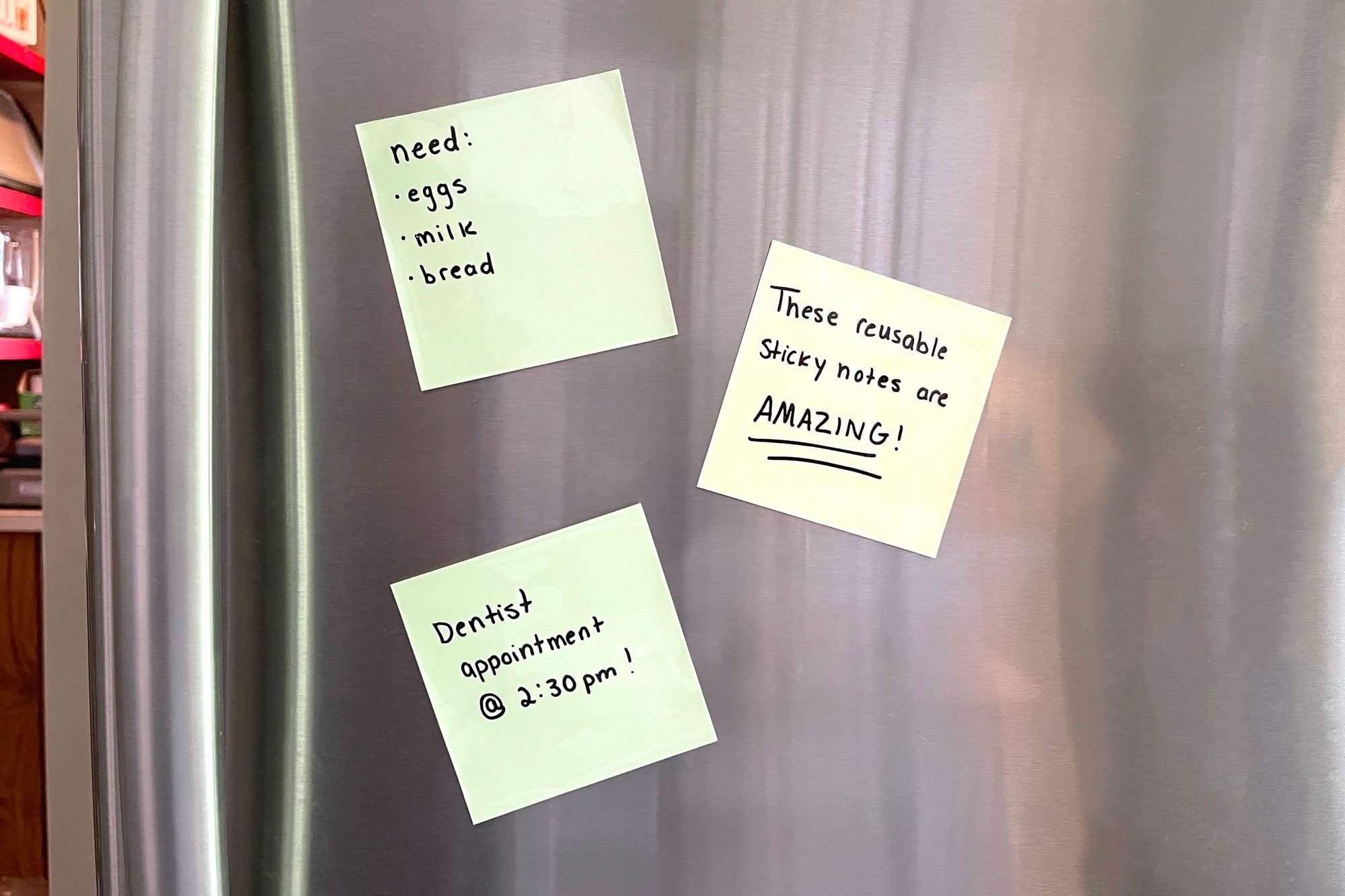These Clever Reusable Notes my Home Organized