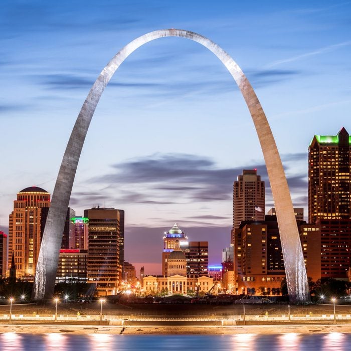 The Gateway Arch, St Louis, Missouri, America