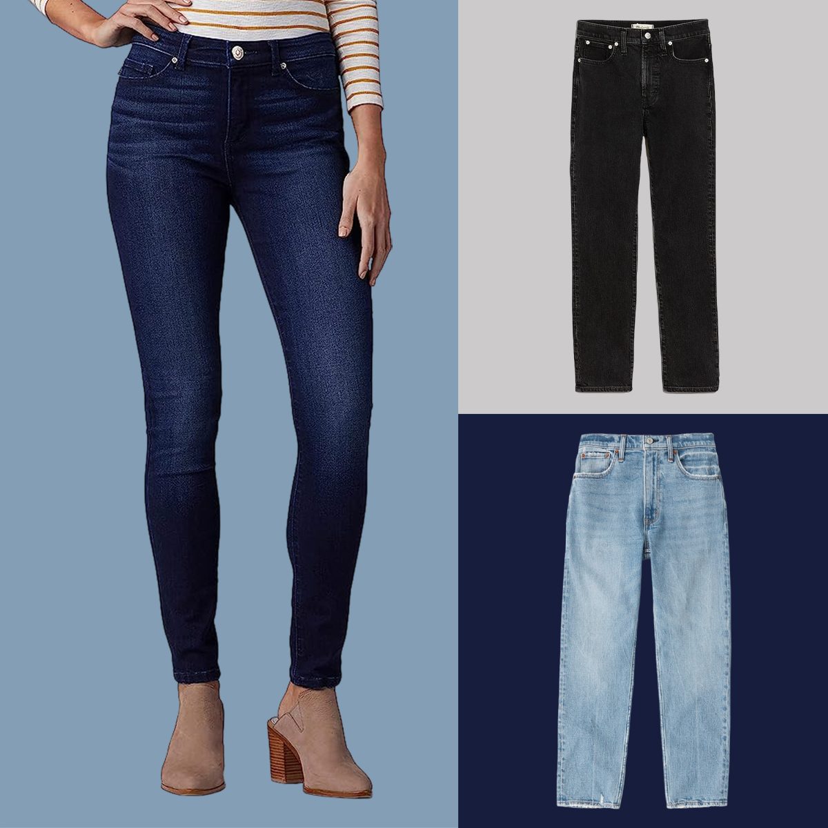 Plus Size Sonoma Goods For Life® Premium Mid-Rise Curvy Straight-Leg Jeans