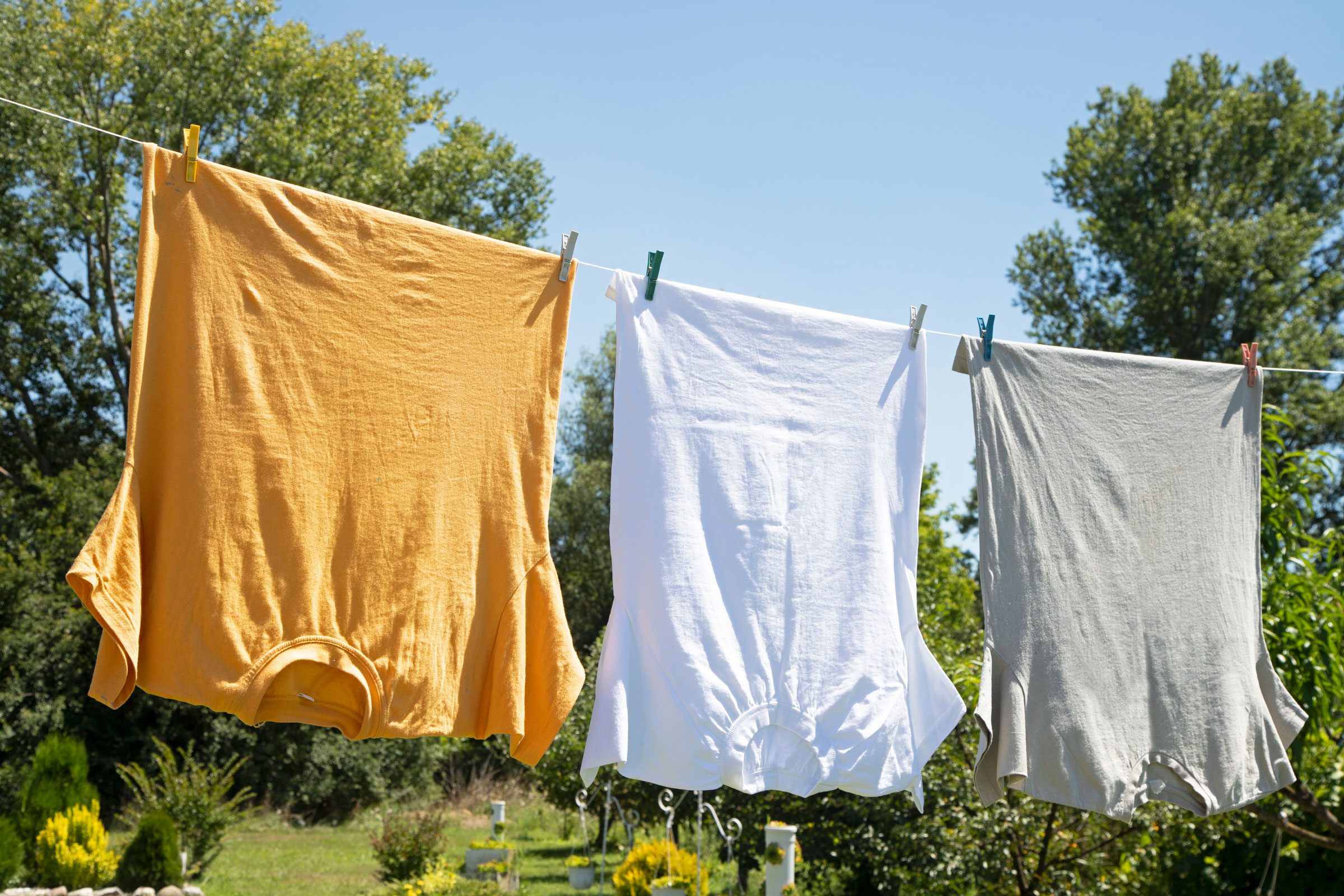DIY Clothesline, Dry Clothes Outdoors