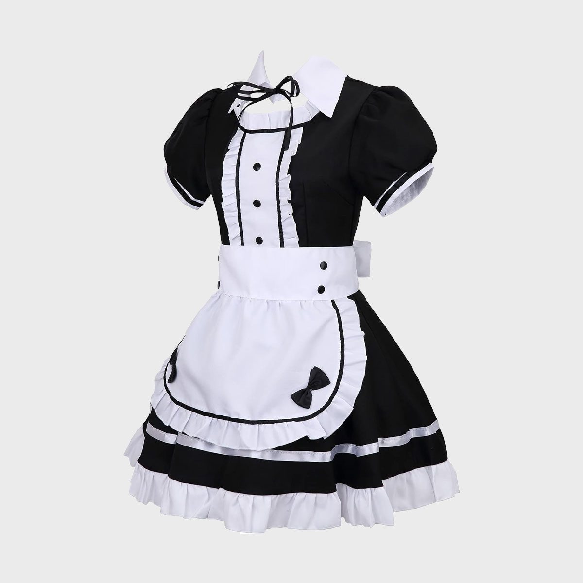 Colorful House Women's Cosplay French Apron Maid Fancy Dress Costume Ecomm Via Amazon.com