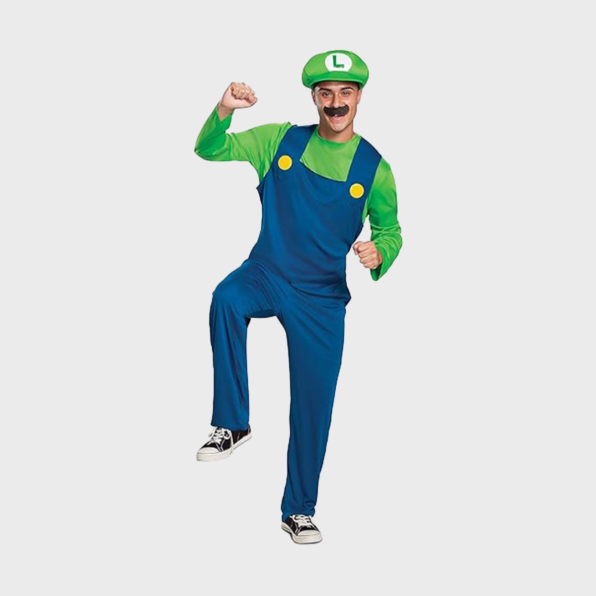 Disguise Super Mario Classic Luigi Costume For Adults Ecomm Via Amazon.com