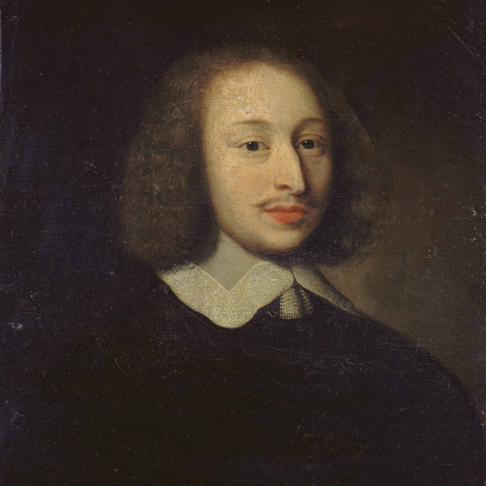 Portrait Thought To Be Of Blaise Pascal (1623-1662)
