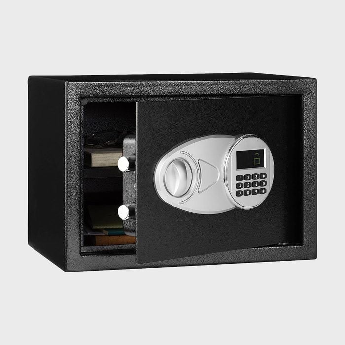 Rd Ecomm Amazon Basics Steel Security Safe And Lock Box With Electronic Keypad  Via Amazon.com