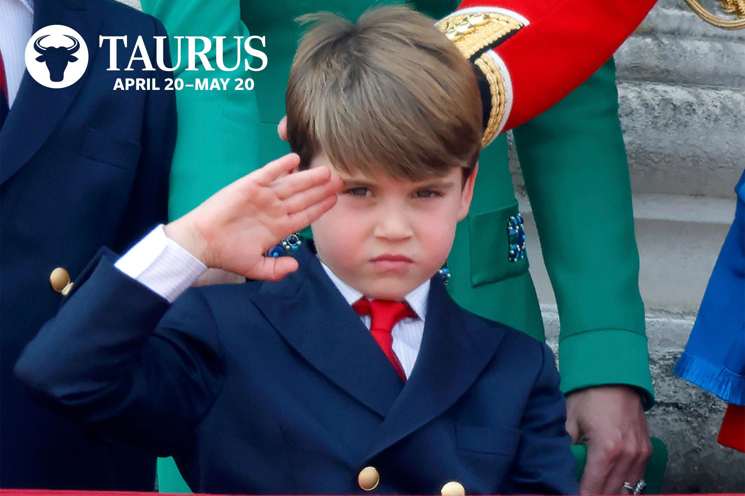 Prince Louis Taurus zodiac 