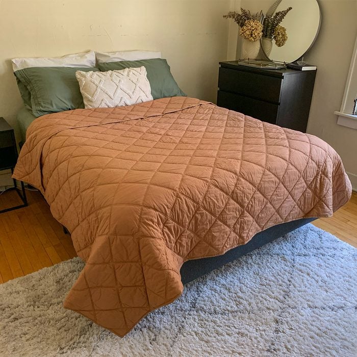 Diamond Stitched Organic Cotton Comforter