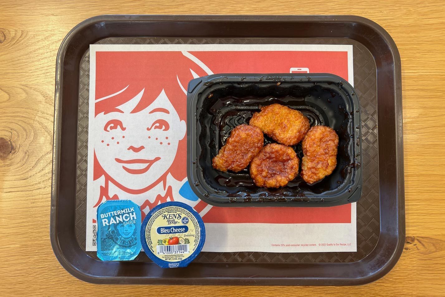 Wendys Saucy Nuggs BBQ