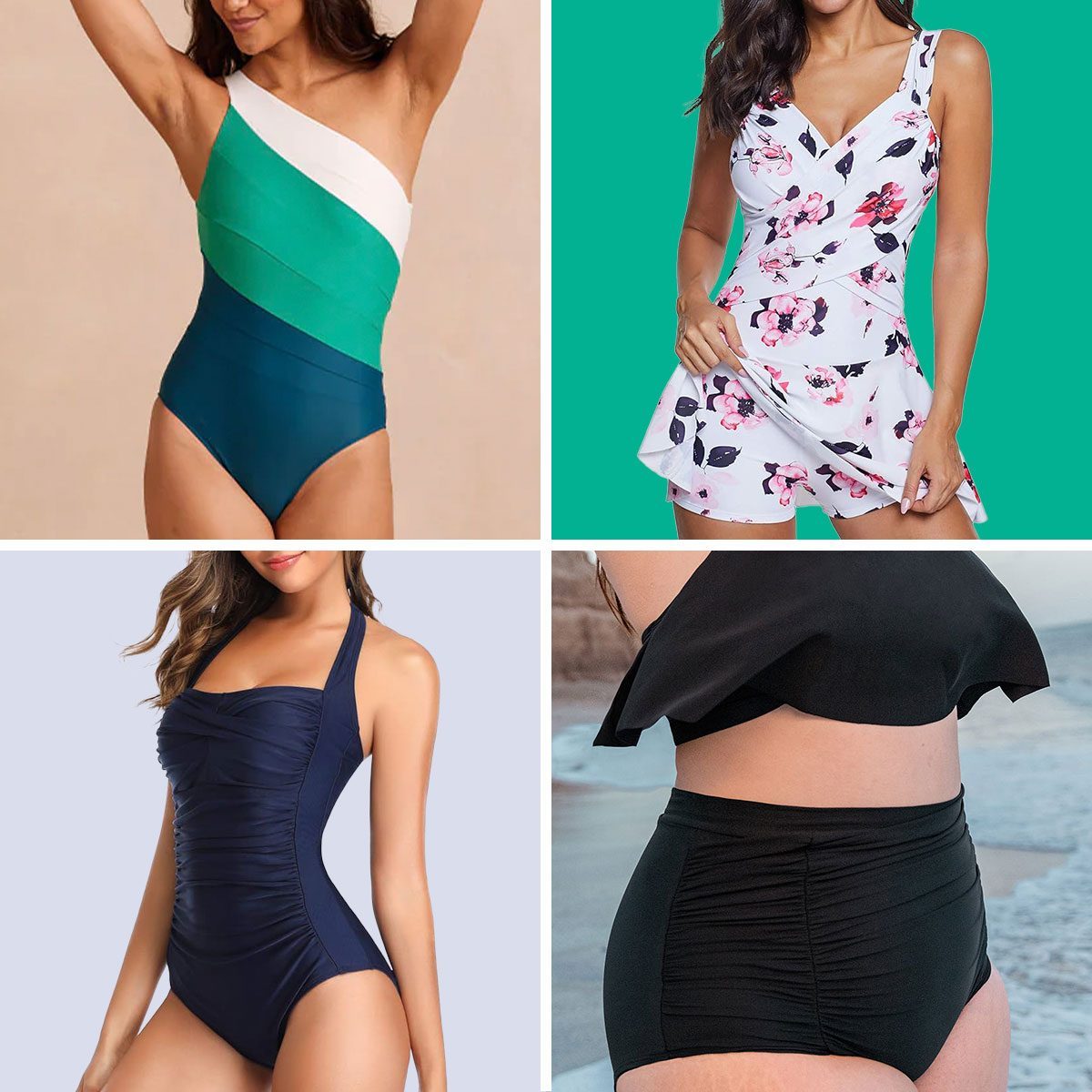 Swimsuits with tummy support online