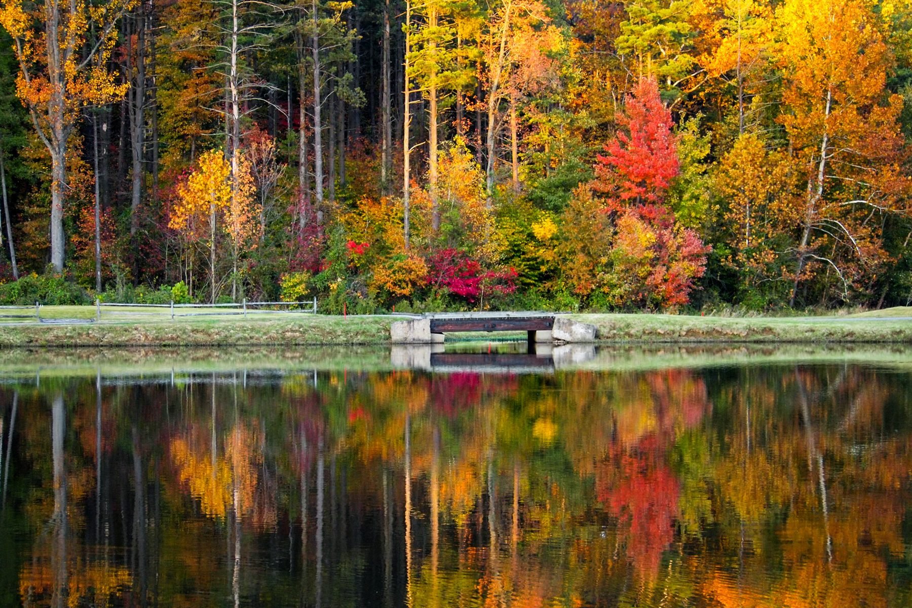 Autumn scenes in French Lick Indiana