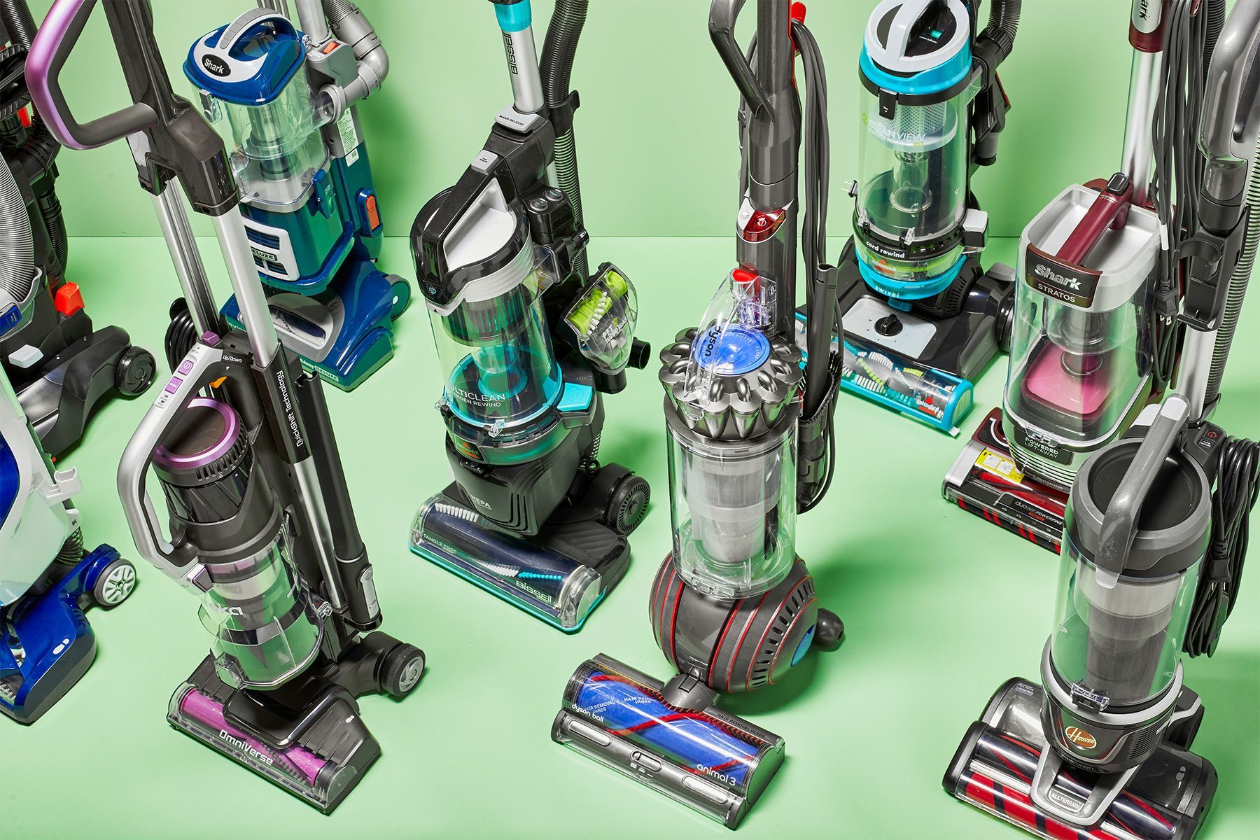 The 9 Best Upright Vacuum Cleaners Group Shot