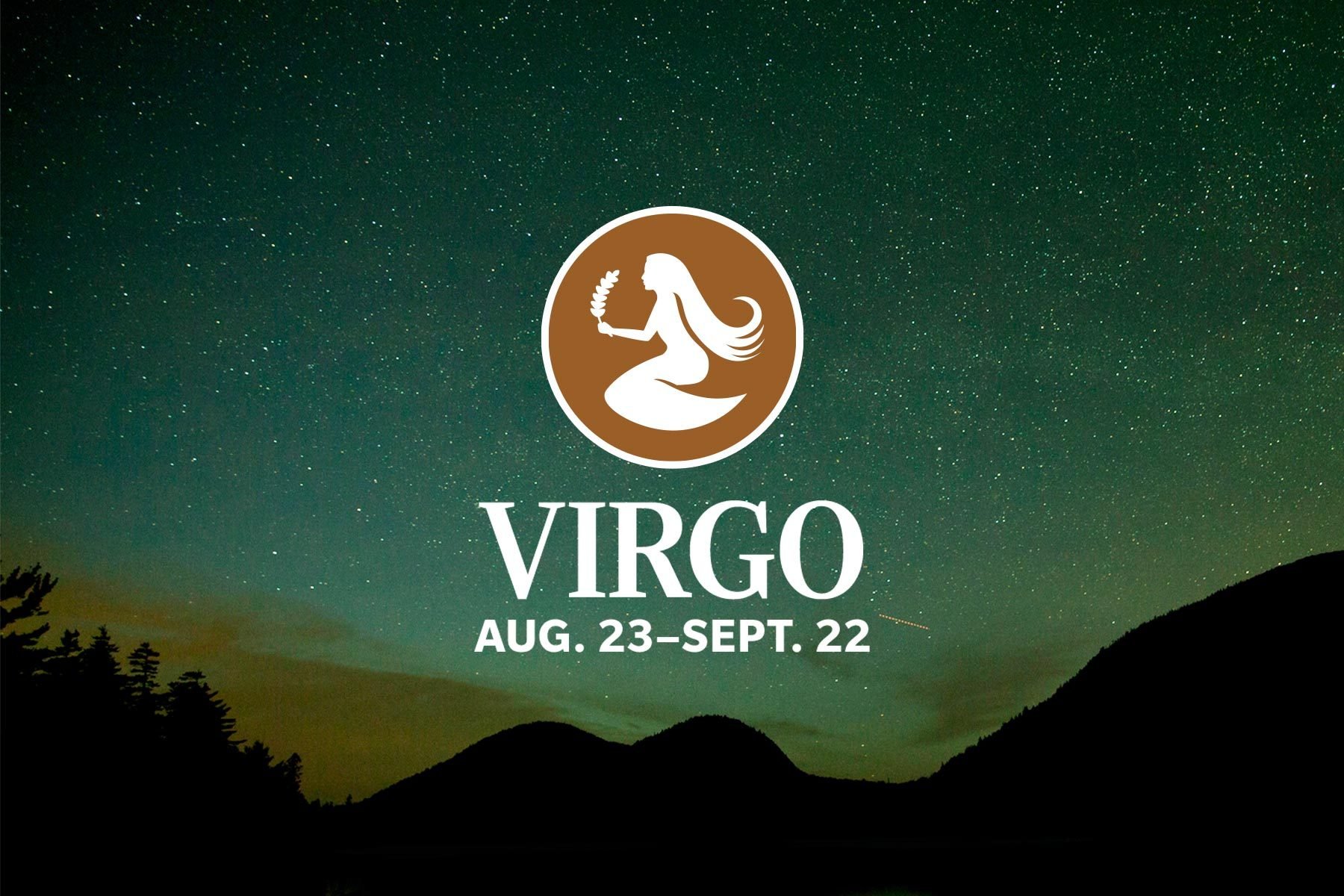 Zodiac Sign Colors virgo on galaxy background green and yellow