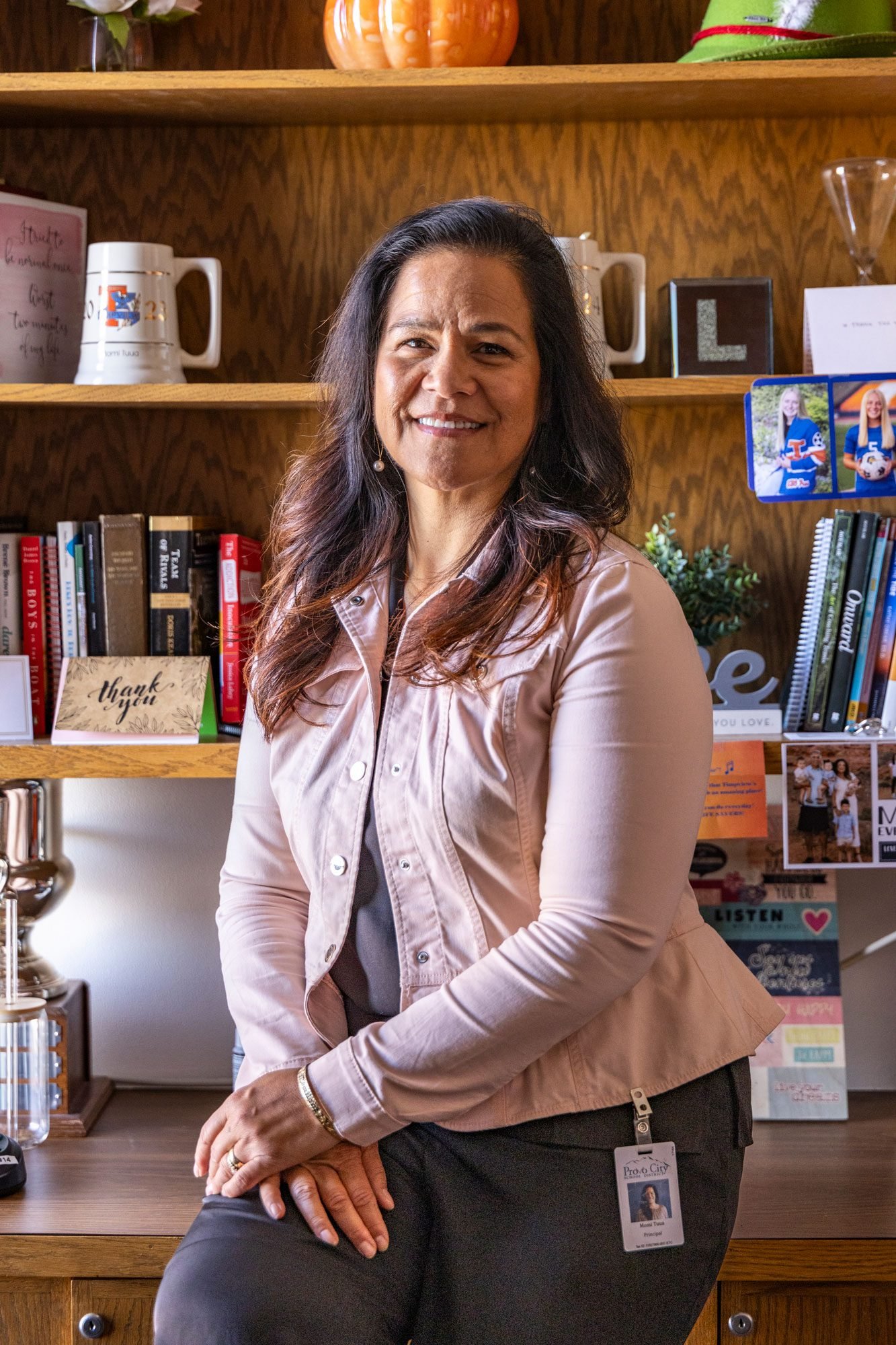 Momi Tu’ua, a former counselor at Timpview, returned two years ago to serve as the school’s principal.